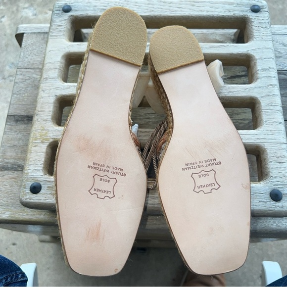 Stuart Weitzman Organza Espadrille Boho Sandals Women’s Size 7B EUC - Picture 9 of 11